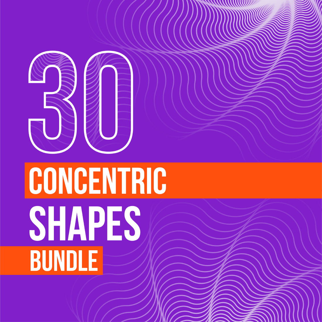 30 Concentric Shapes Cover image.