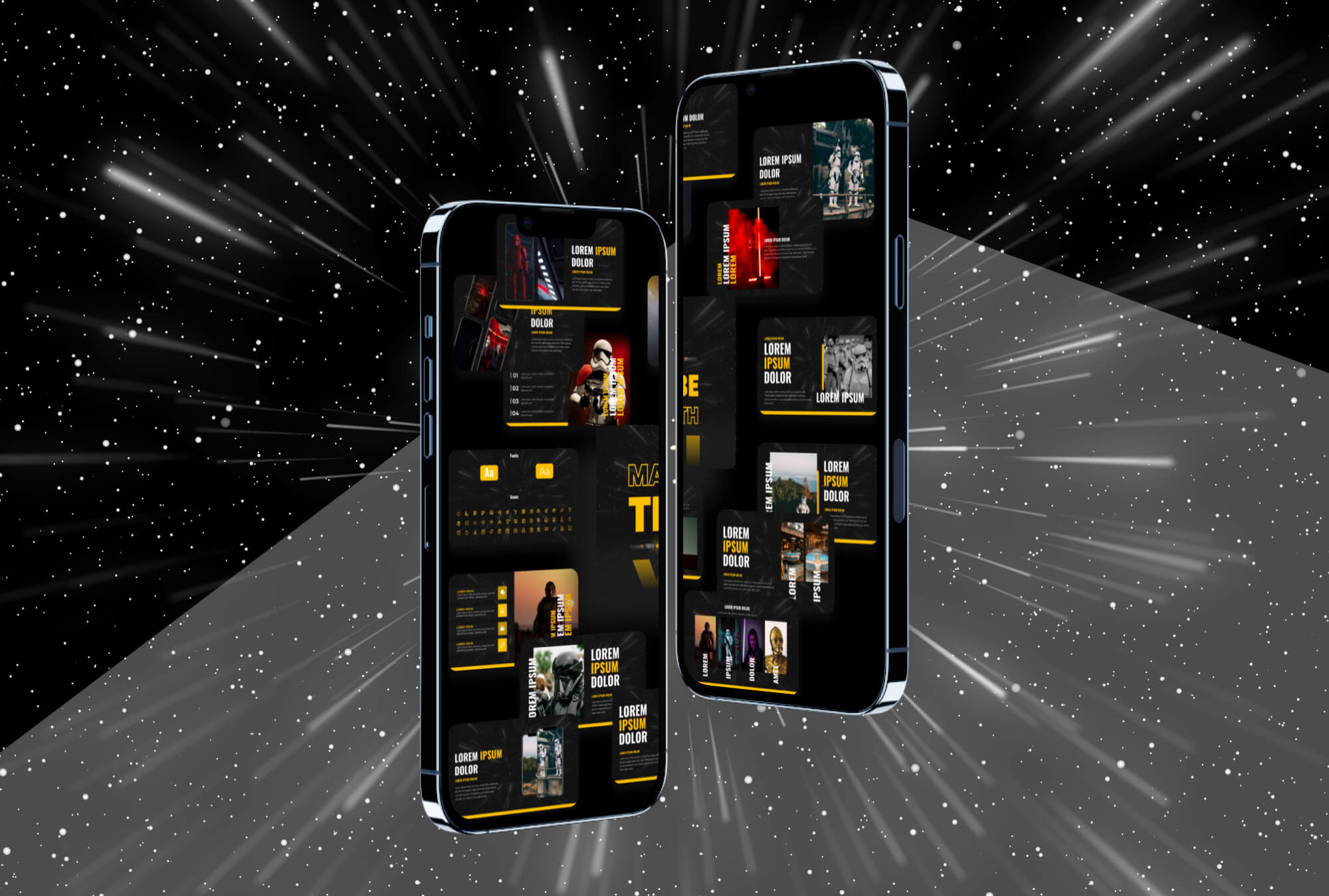 May4th Star Wars Presentation Template iphone.