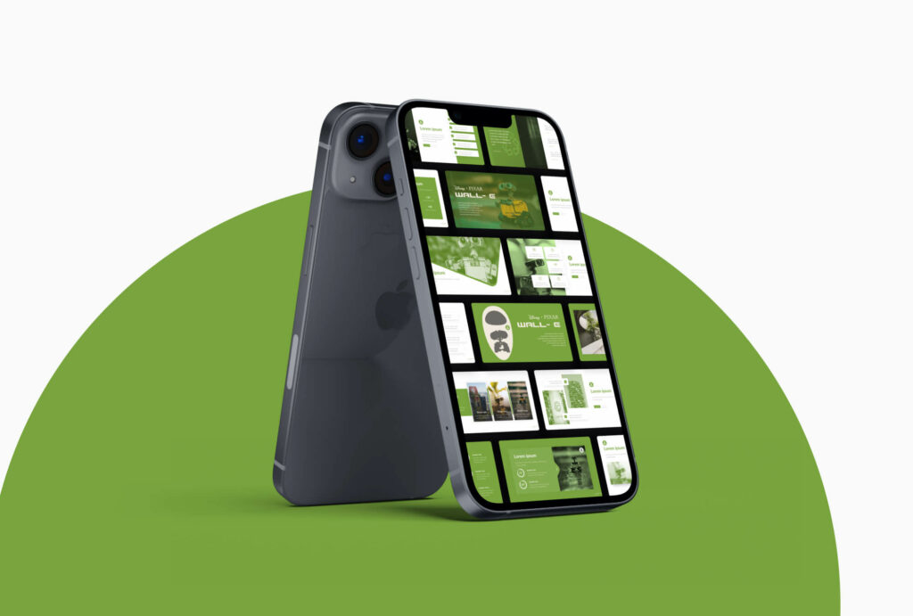 WallE Disney Google Slides Themes MasterBundles