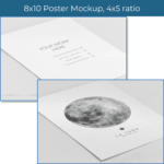 8x10 Poster Mockup 4x5 ratio cover 1500x1500 1