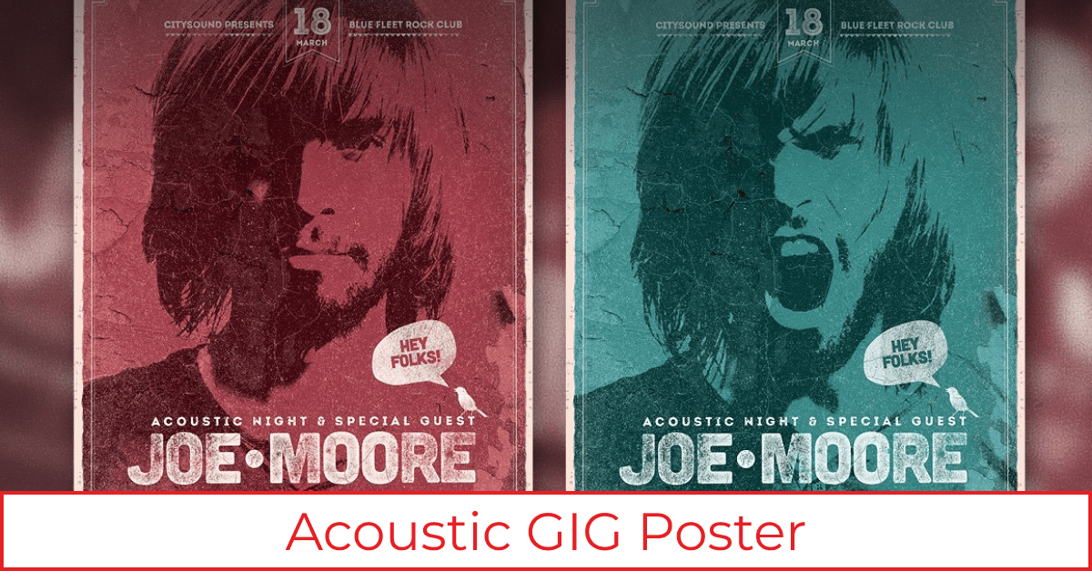 Acoustic GIG Poster facebook image.
