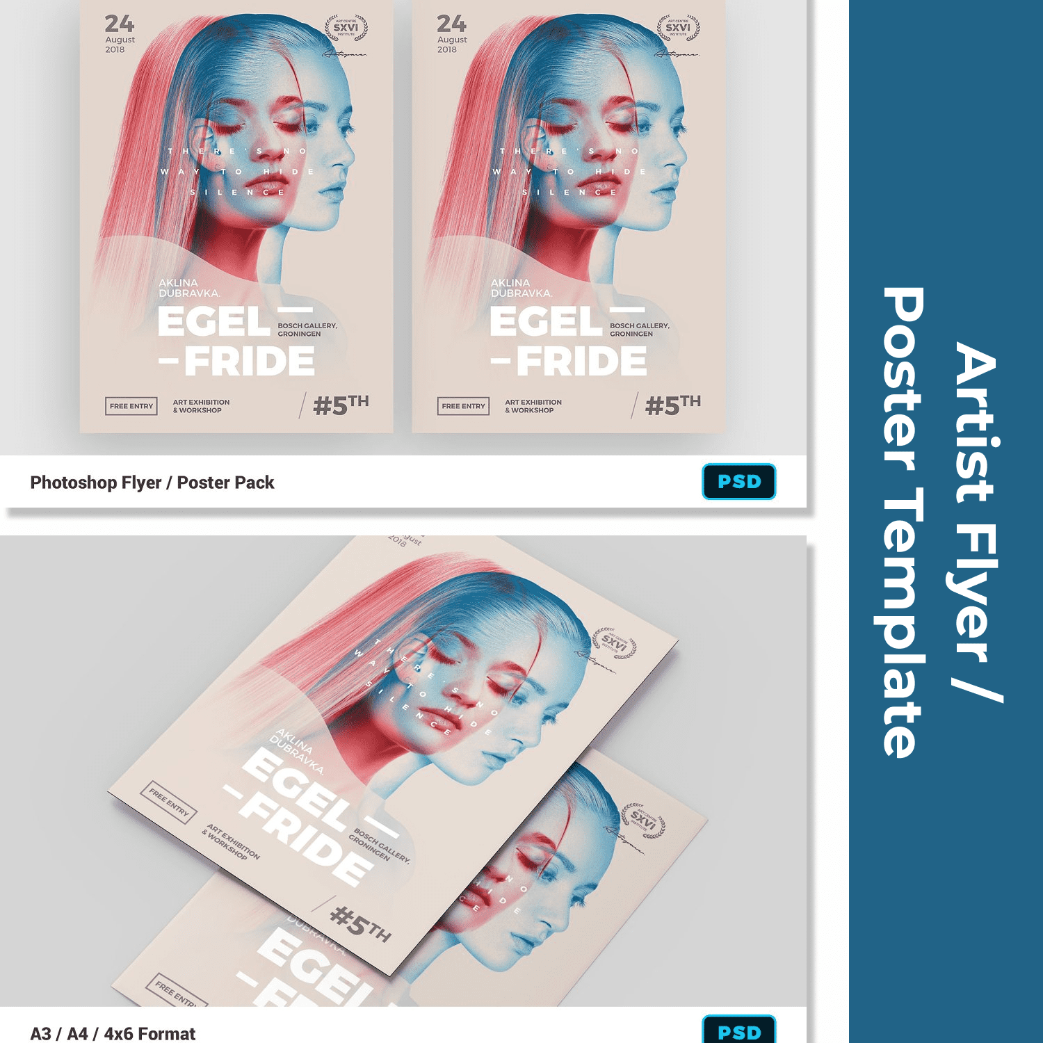 Artist Flyer Poster Template preview 1500x1500 1