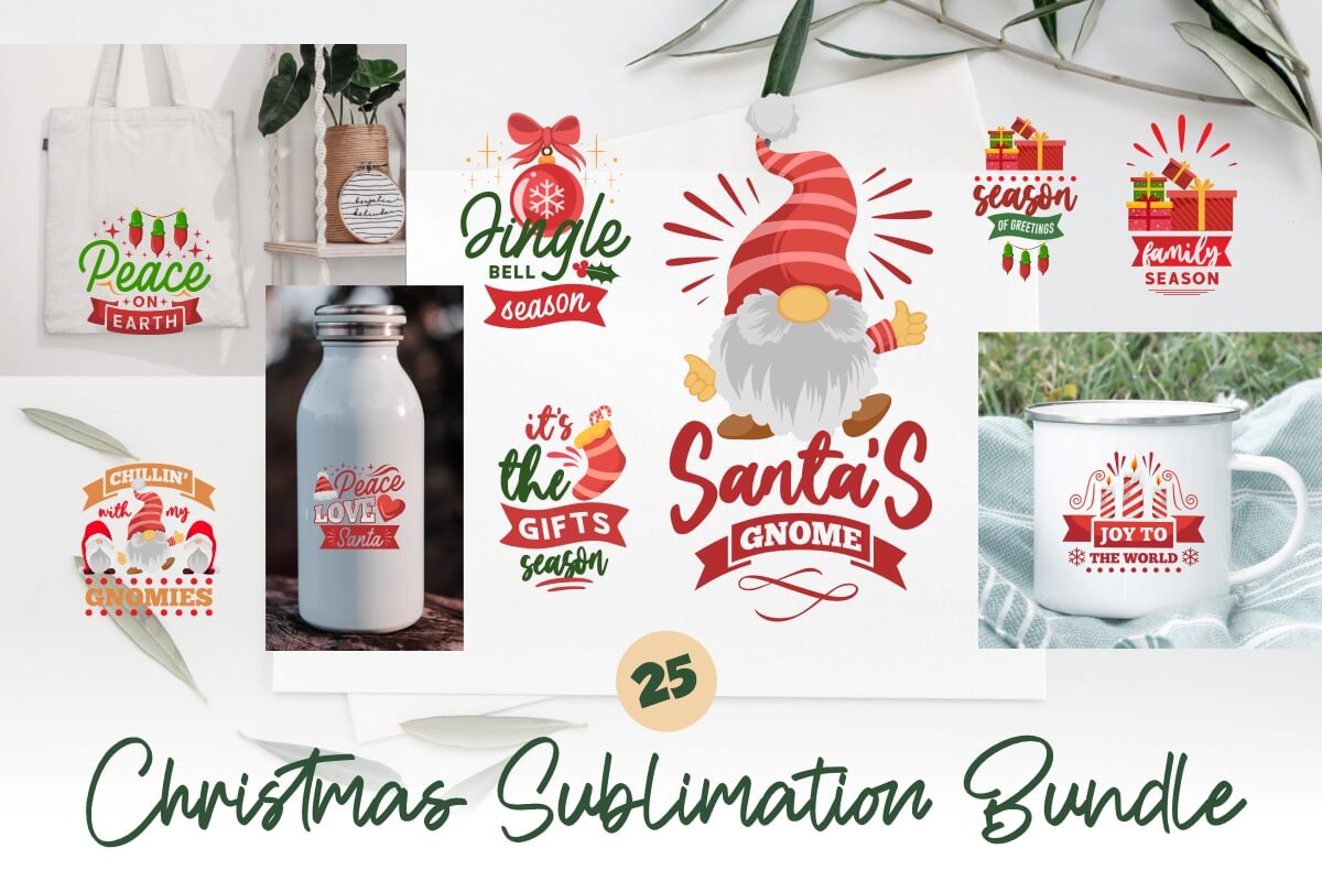 Christmas Sublimation Cover.