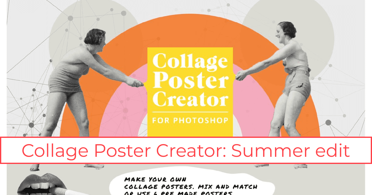 Collage Poster Creator Summer edit facebook image.