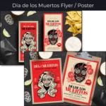Dia de los Muertos Flyer Poster cover image.