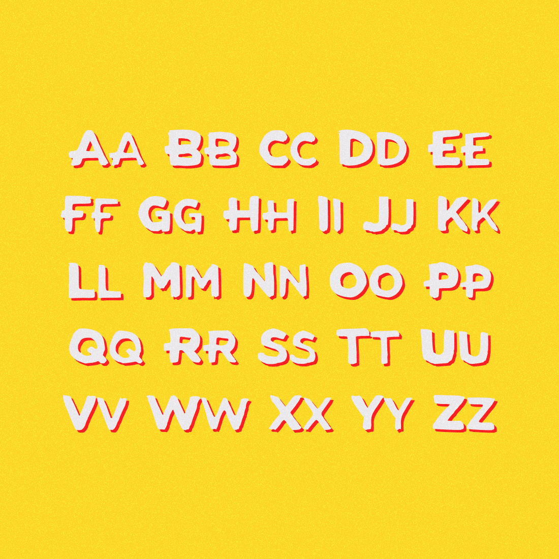 Divine Slab Sans Serif Font Alphabet Cover Preview by MasterBundles.