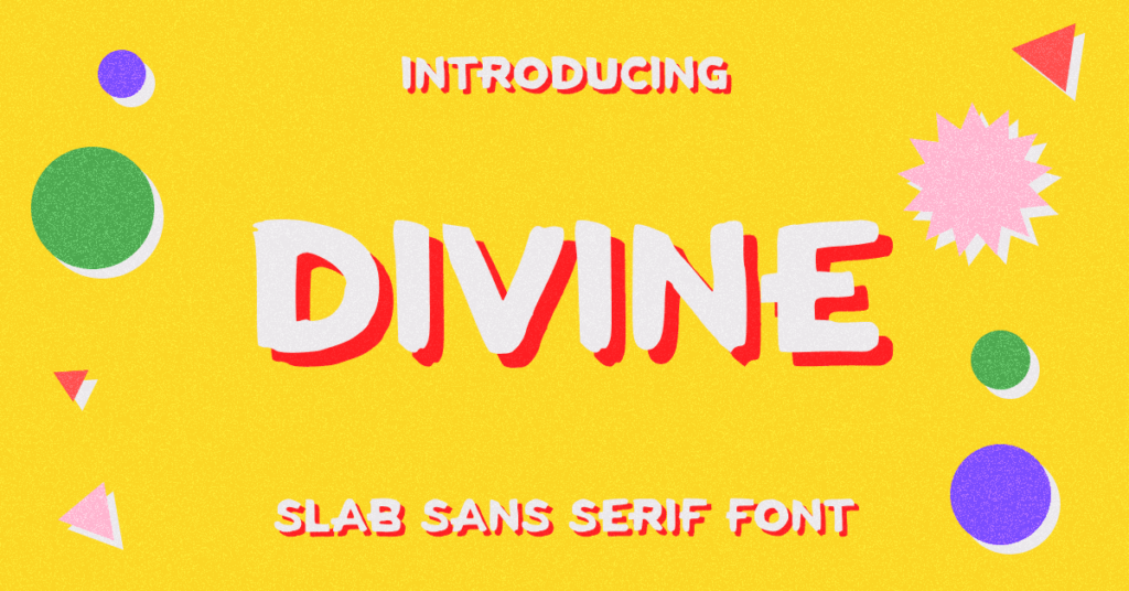 Divine Slab Sans Serif Font MasterBundles Cool Facebook Collage Image.