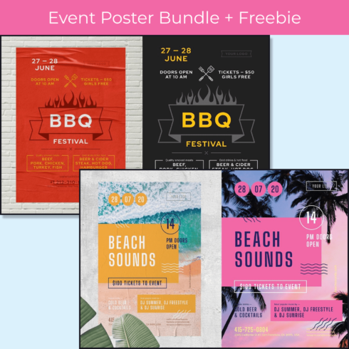 Event Poster Bundle Freebie cover 1500x1500 1