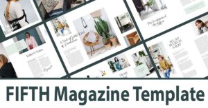 FIFTH Magazine Template – MasterBundles