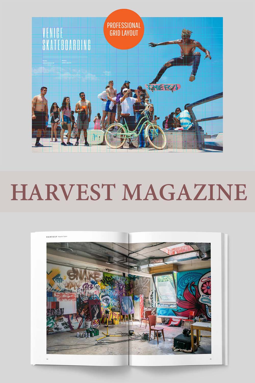 HARVEST MAGAZINE pinterest image.