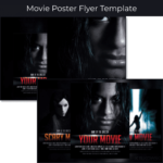 Movie Poster Flyer Template cover 1500x1500 2