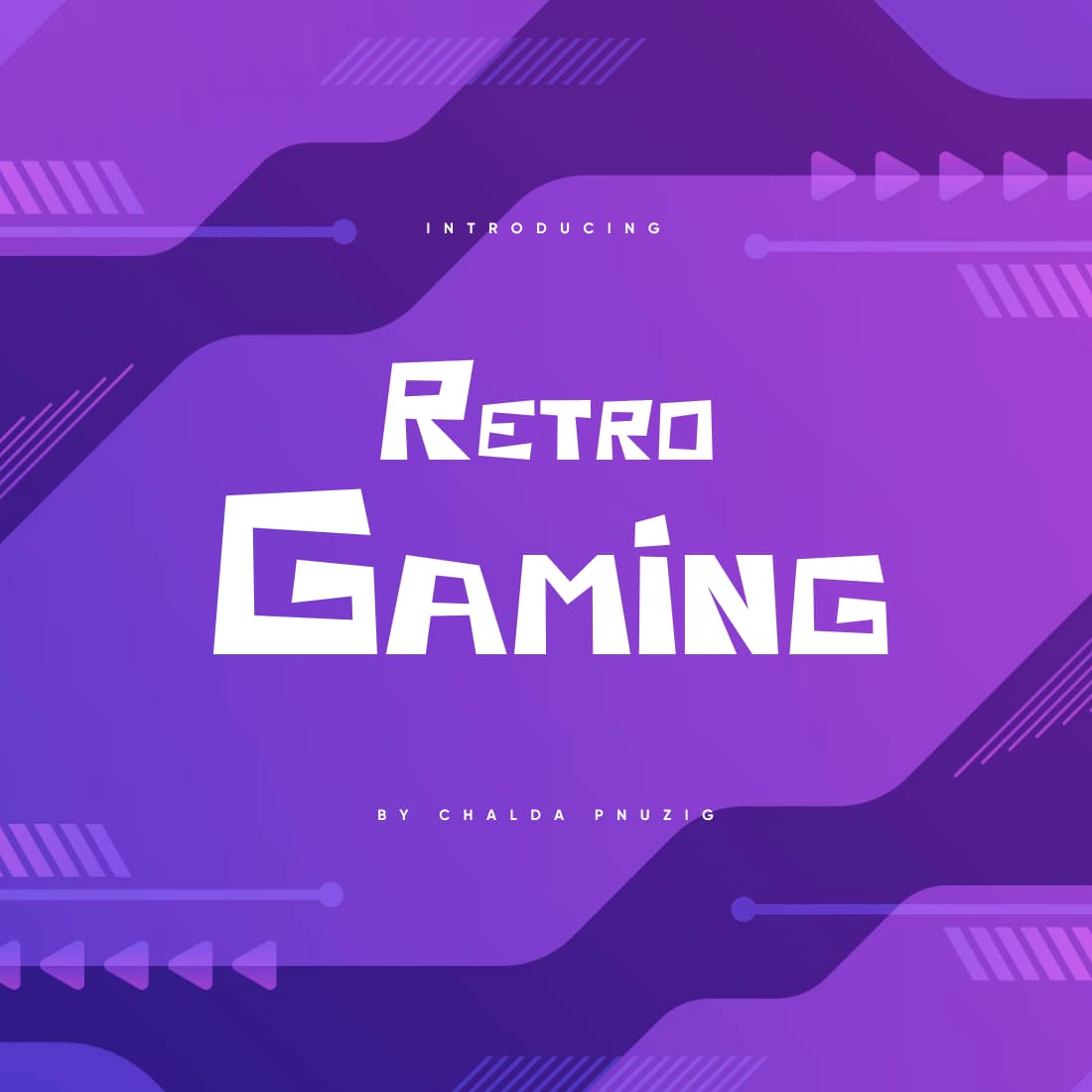 Retro Gaming Free Font Main MasterBundles Cover.