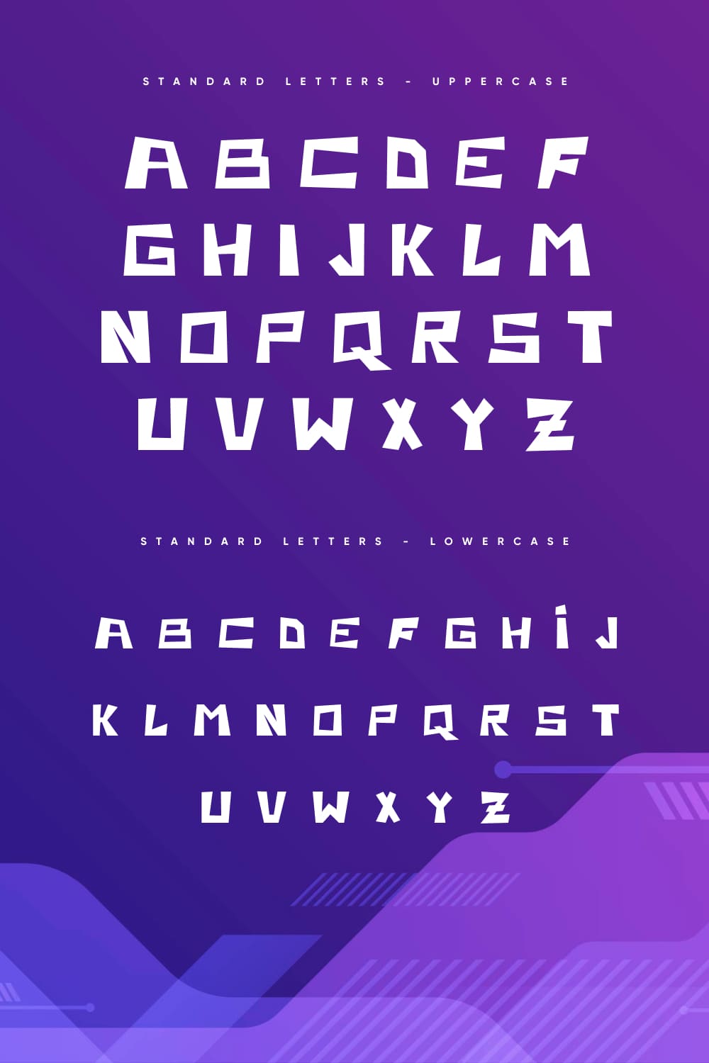 Retro Gaming Free Font Standart Letters Pinterest Preview by MasterBundles.