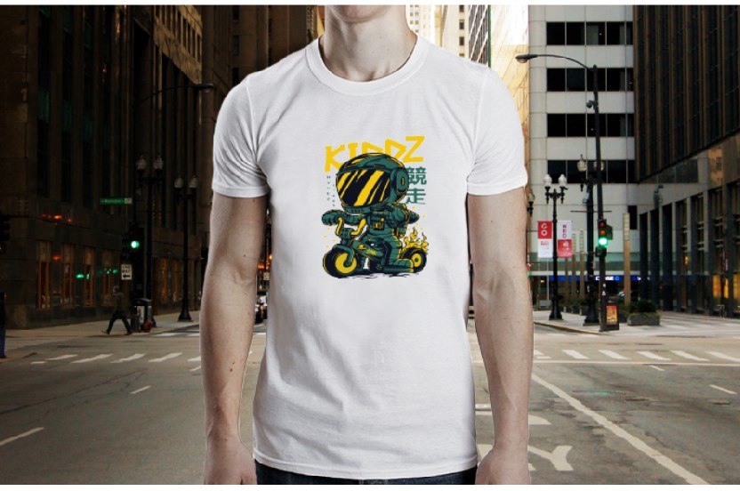Kidz Bike T-shirt Design.
