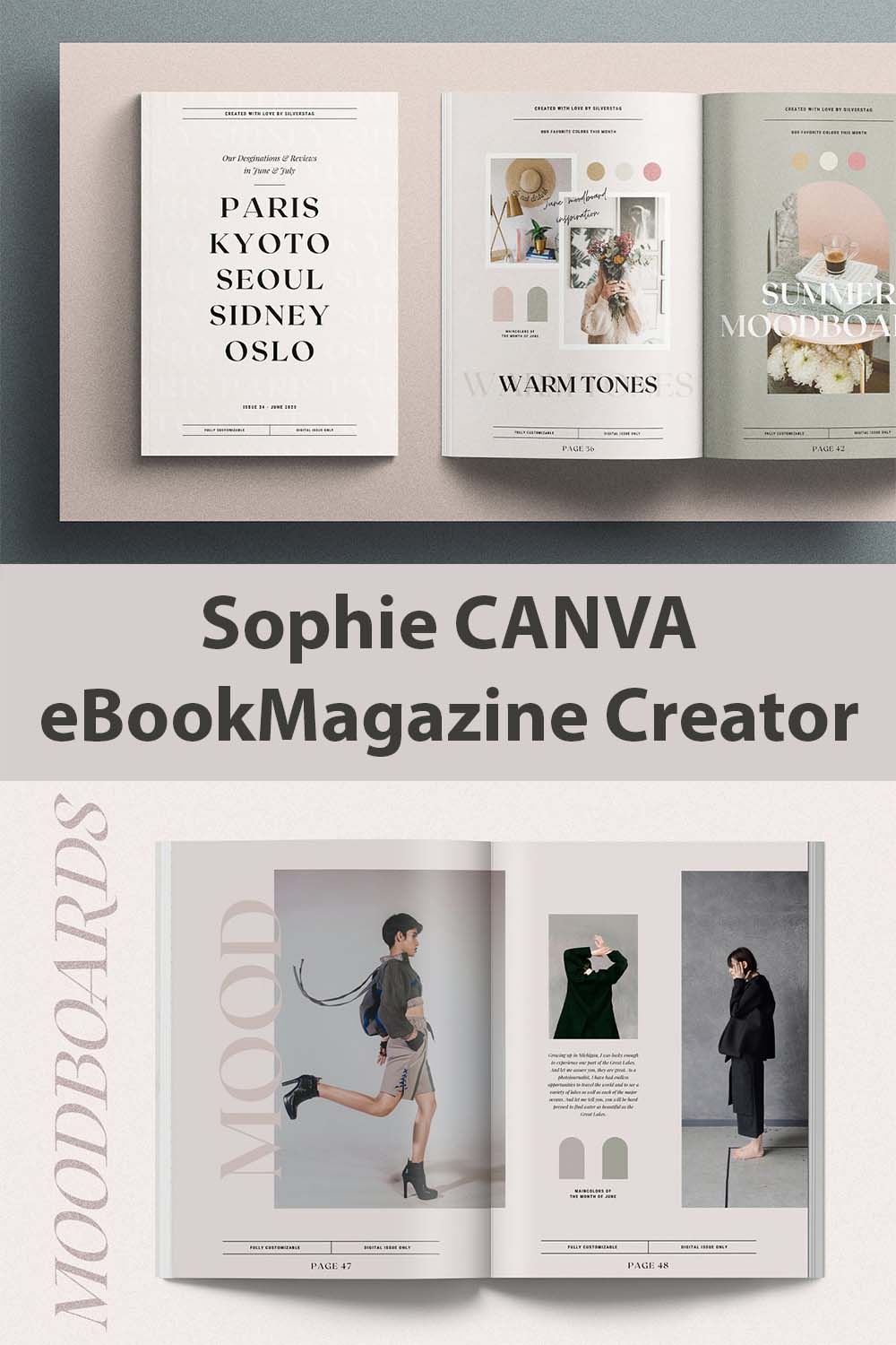 Sophie CANVA eBookMagazine Creator pinterest image.