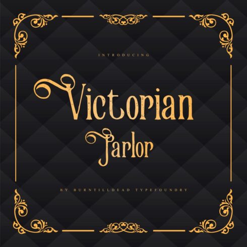 Victorian Parlor Free Font Main MasterBundles Cover.