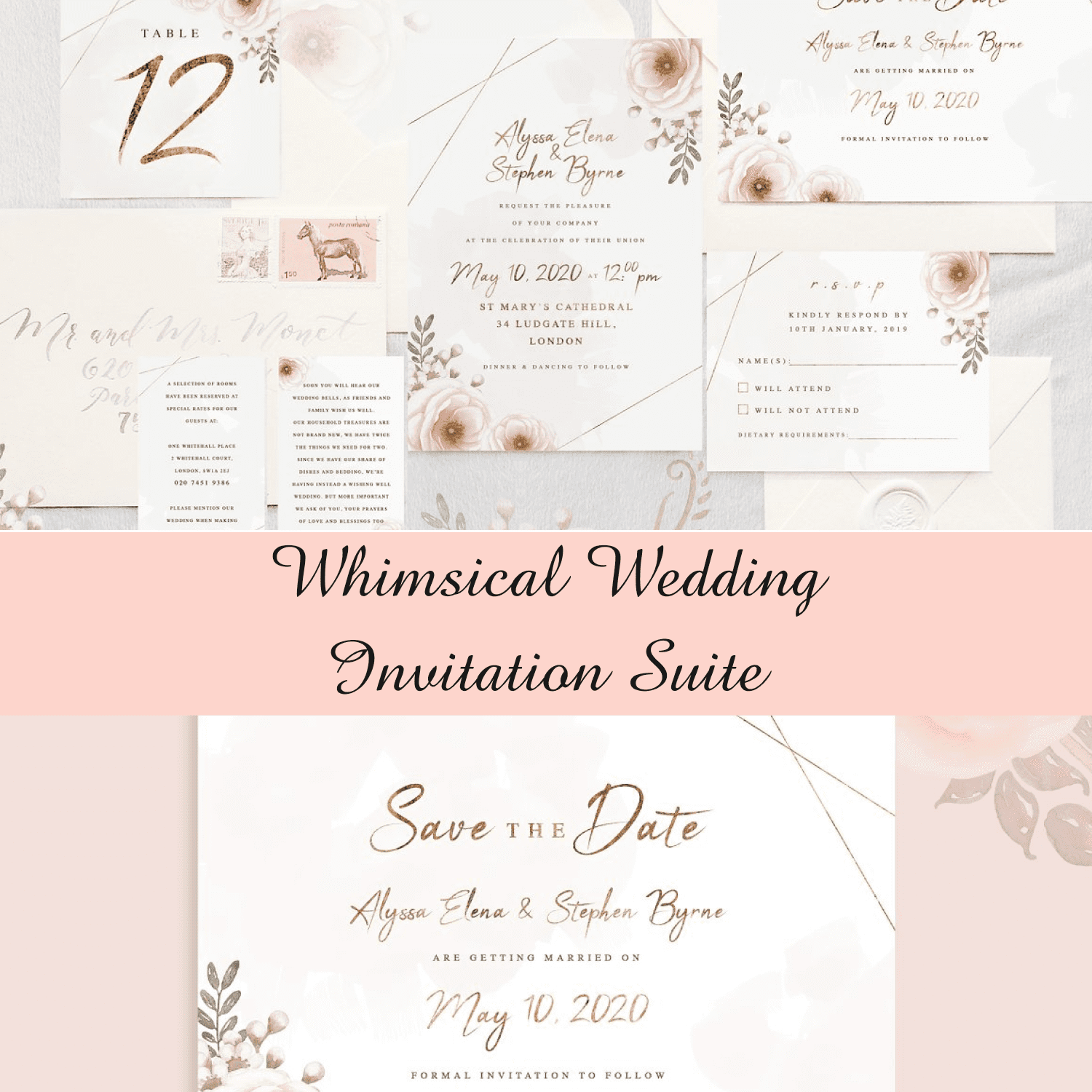 Whimsical Wedding Invitation Suite preview 1500x1500 1