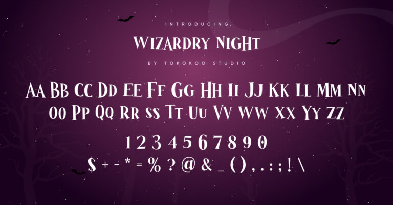 Wizardry Night Free Font