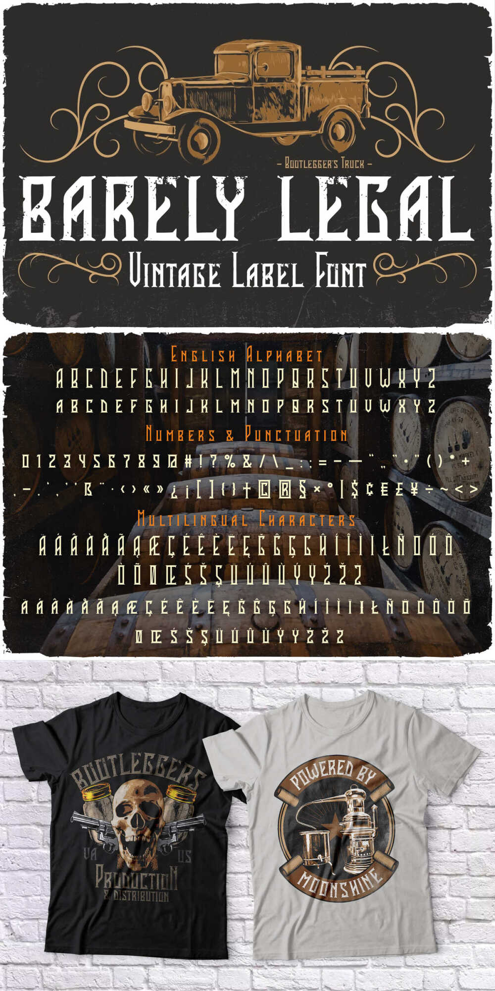 Barely Legal Layered Font pinterest.