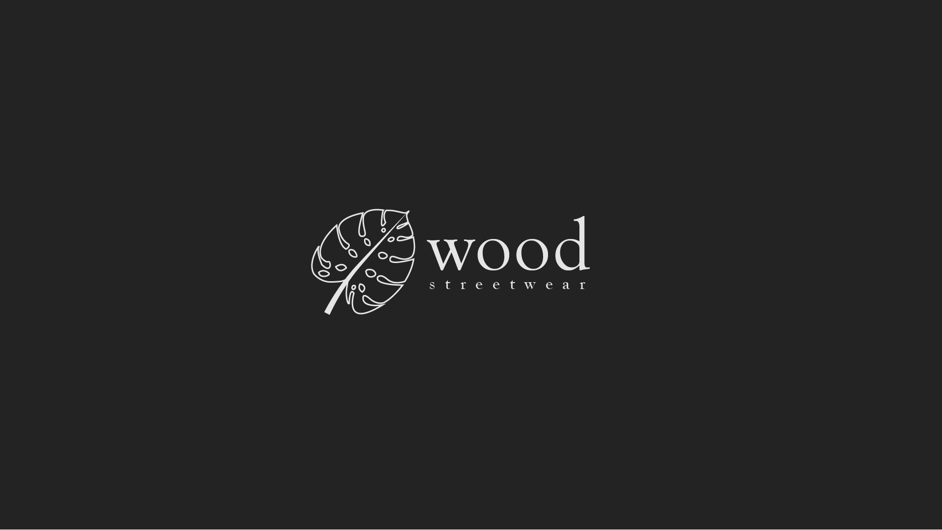 black wood logo
