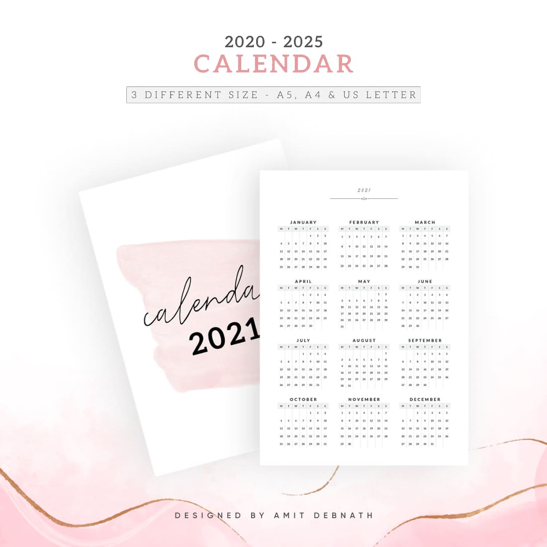 calendar template cover