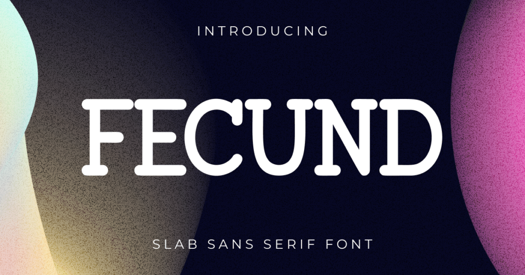 Fecund Slab Sans Serif Font Facebook collage Image by MasterBundles.