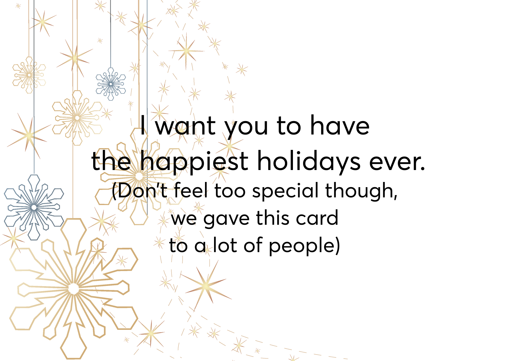 free christmas card happiest holidays ever