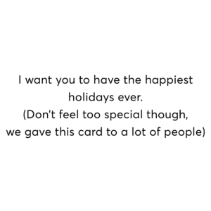 Free Christmas Card: Happiest Holidays Ever – MasterBundles