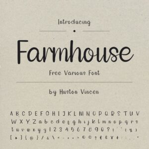 Free Farmhouse Font