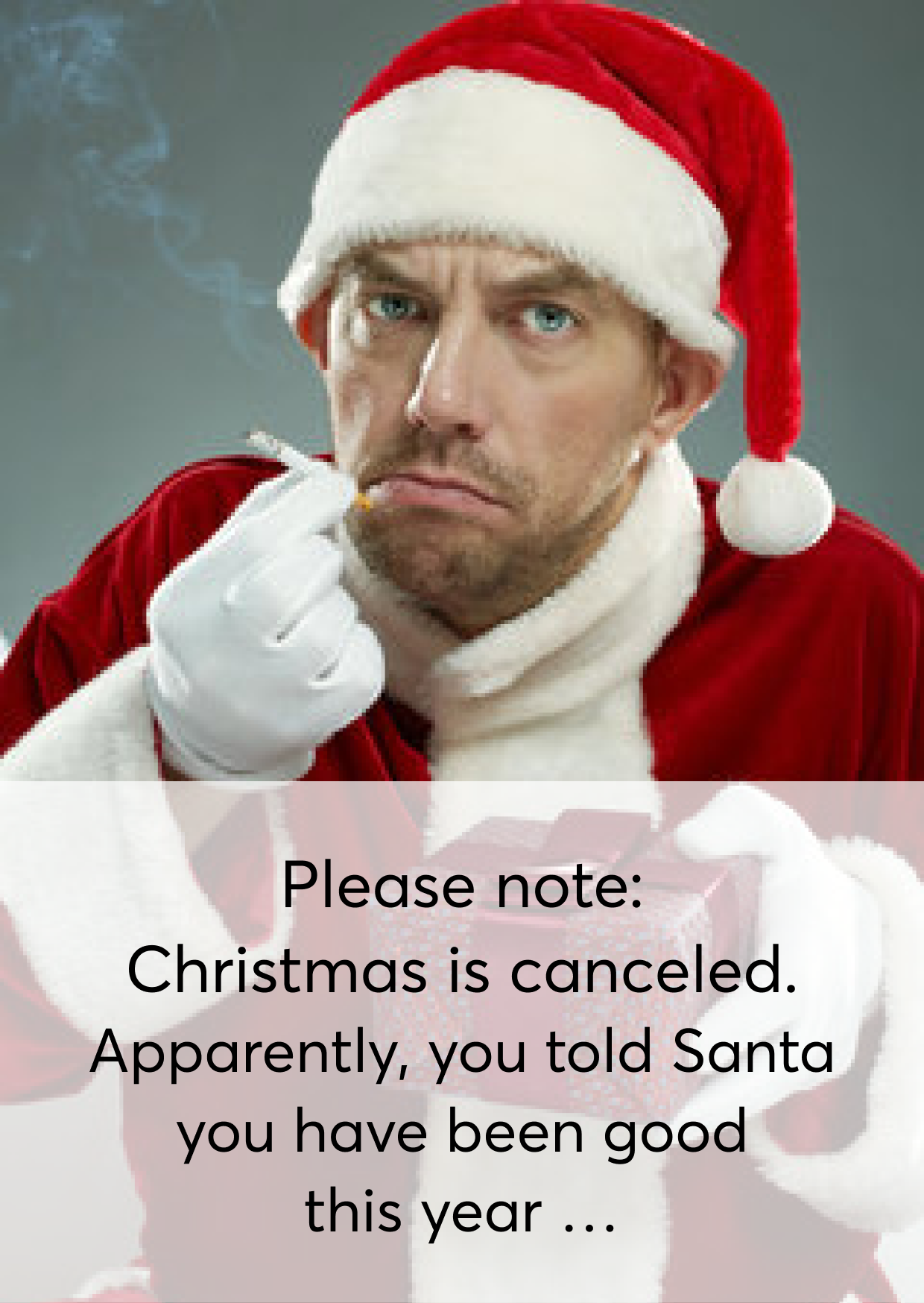 free postcard christmas is canceled