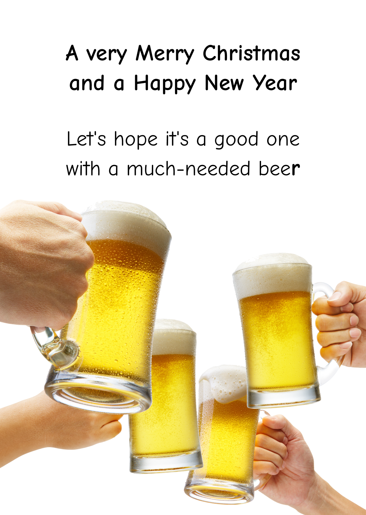 hope its a good one with a much needed beer postcard