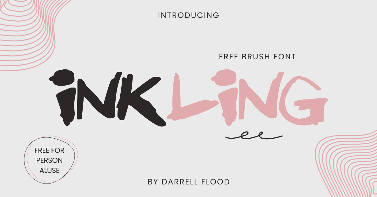 Inkling Ink Free Font