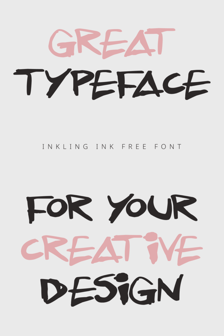 Inkling Ink Free Font