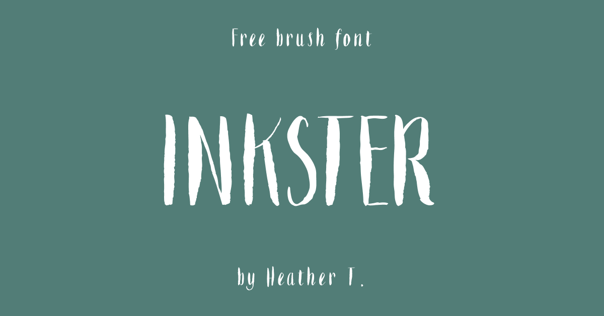 Inkster Ink Free Font