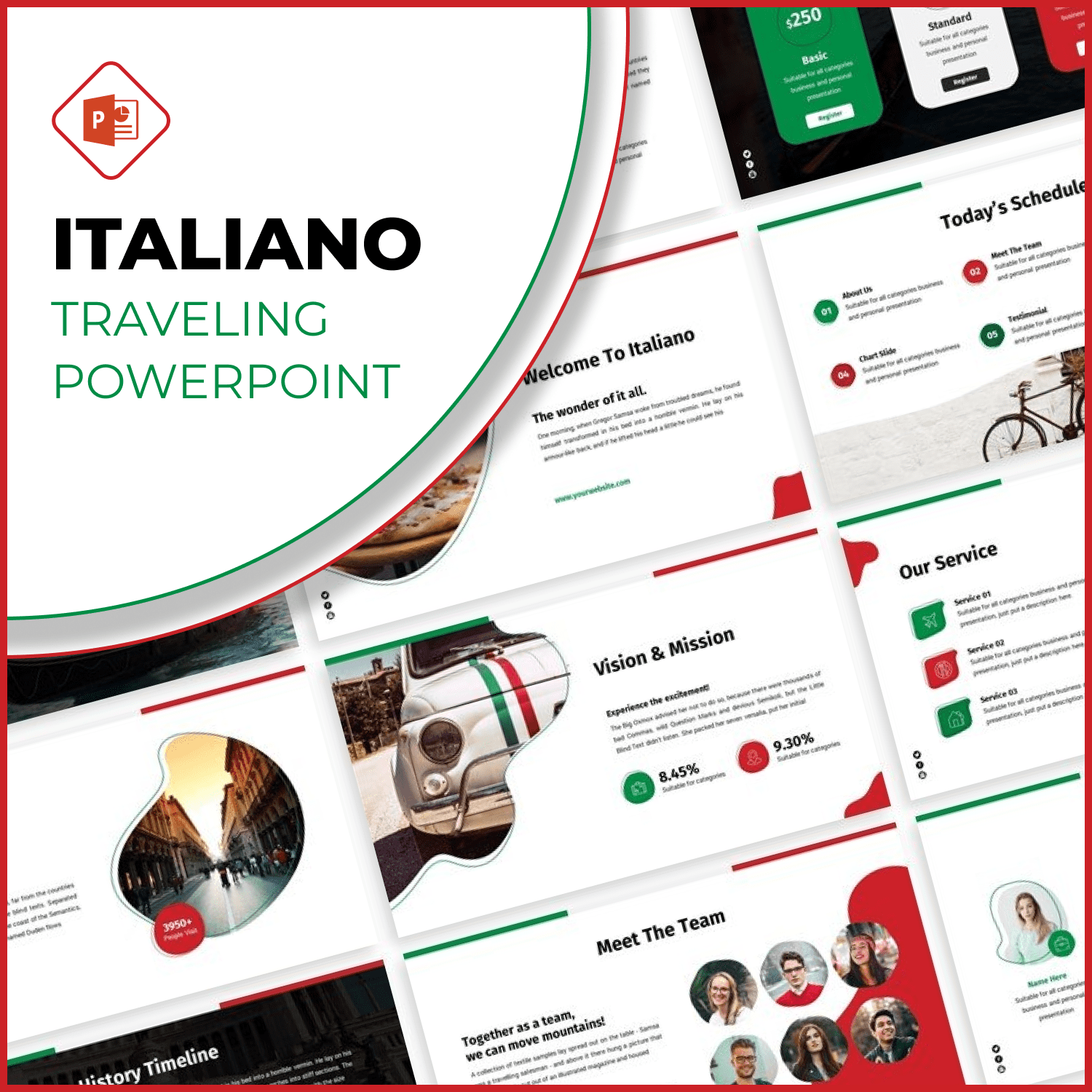 italian powerpoint template