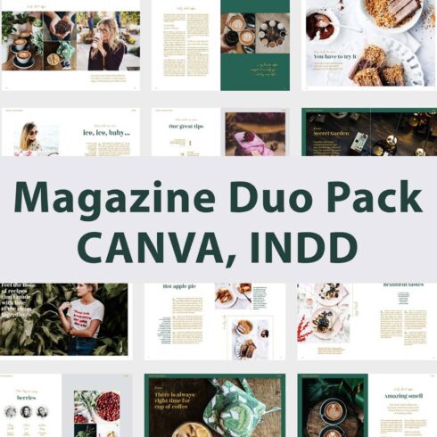 magazine duo pack canva indd cover image.