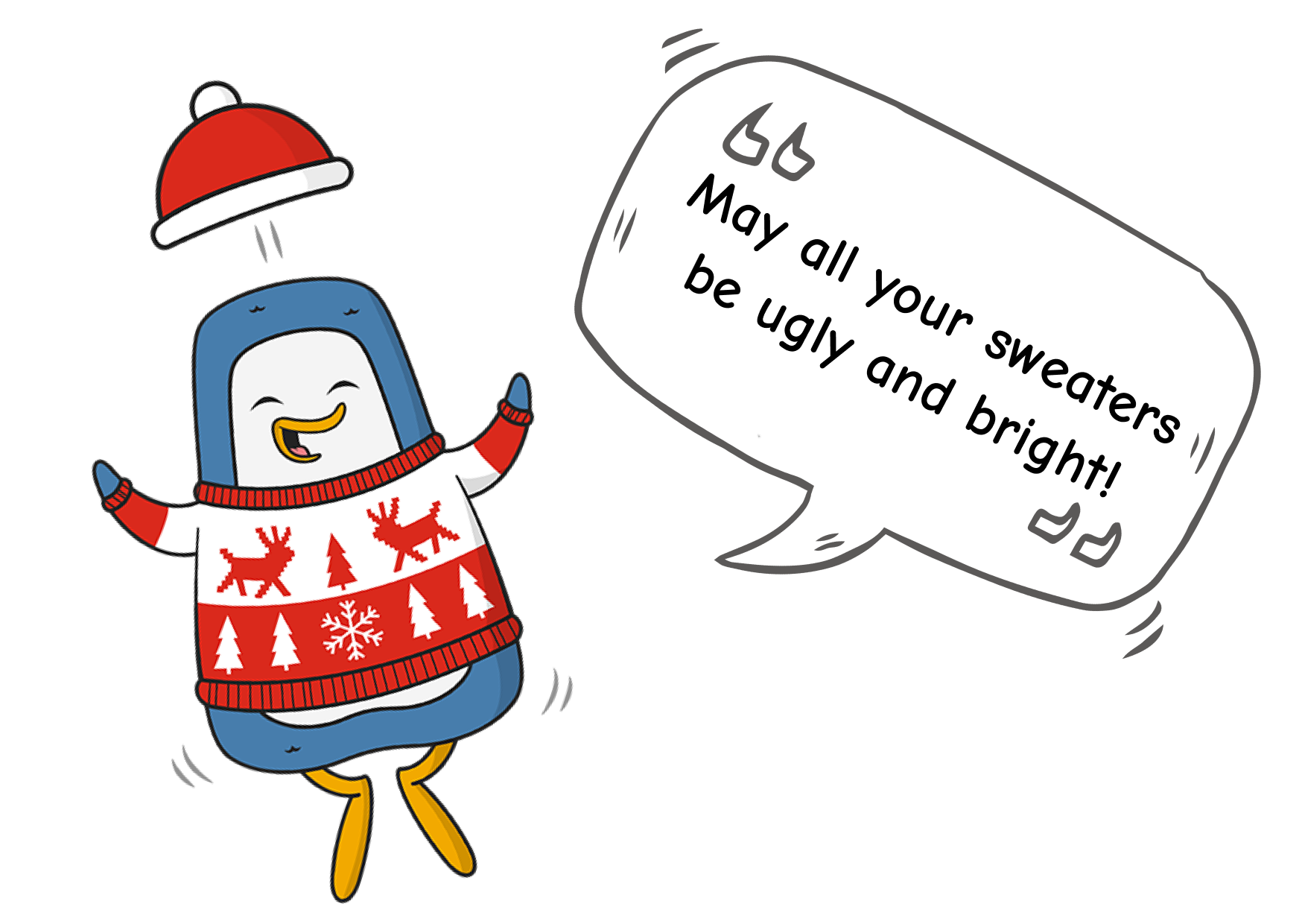 may all your sweaters be ugly and bright preview.
