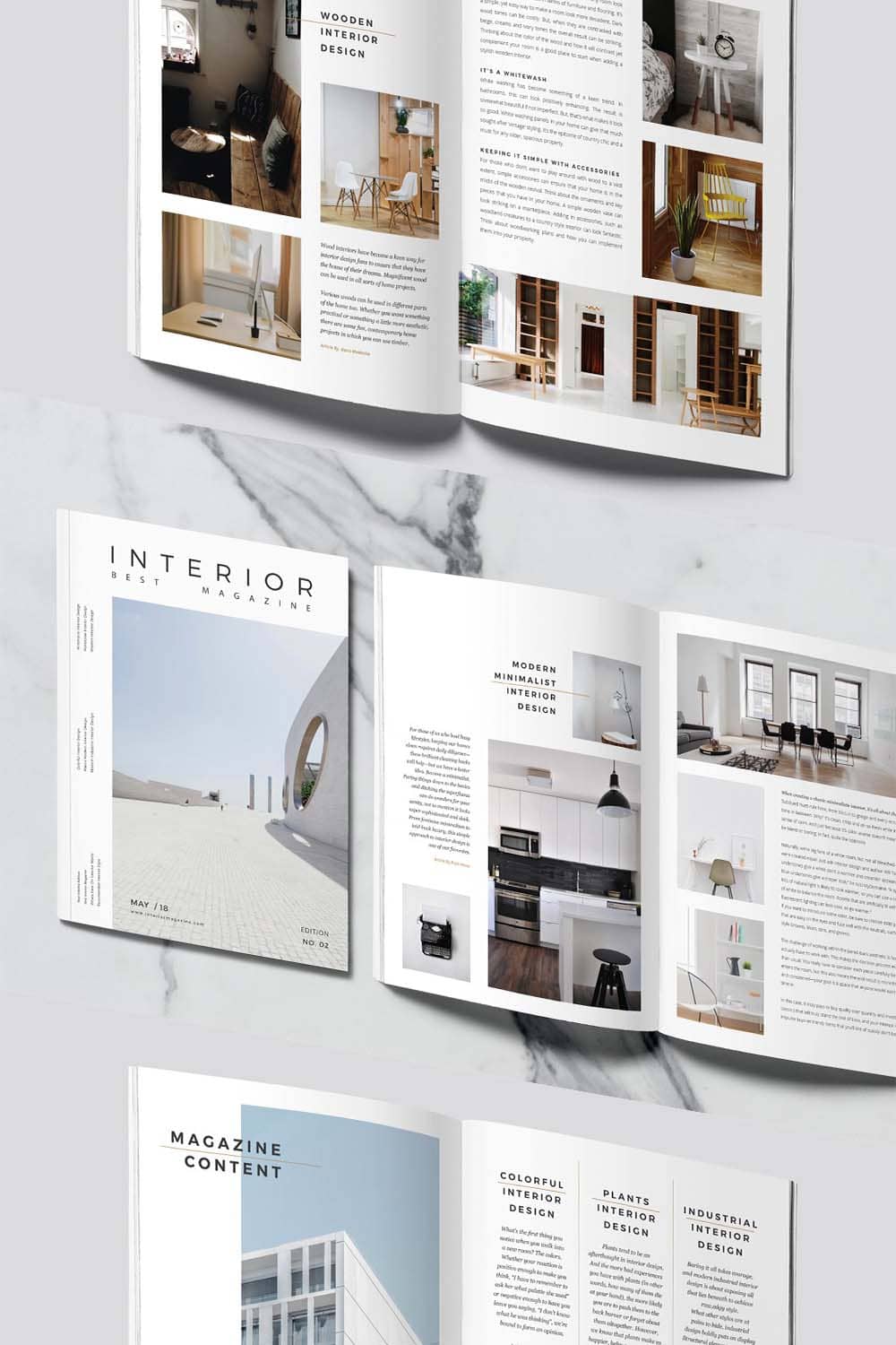 minimal interior magazine pinterest image.