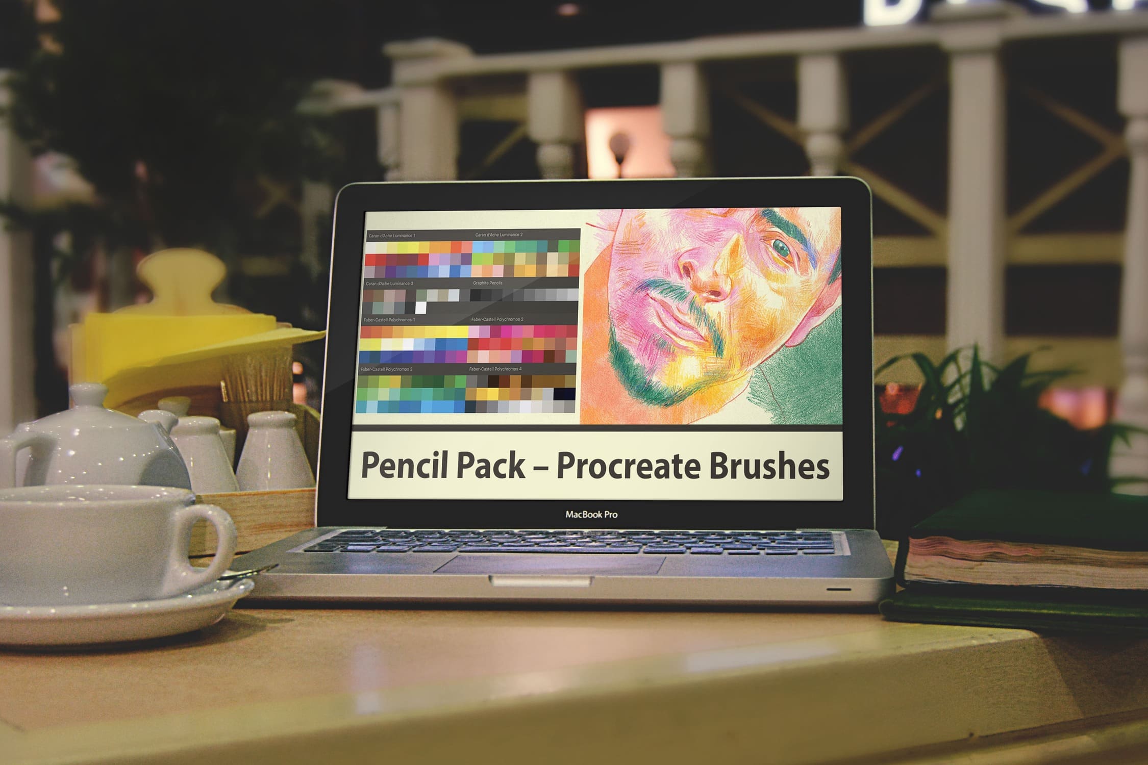 Pencil Pack- Procreate Brushes On The Laptop.