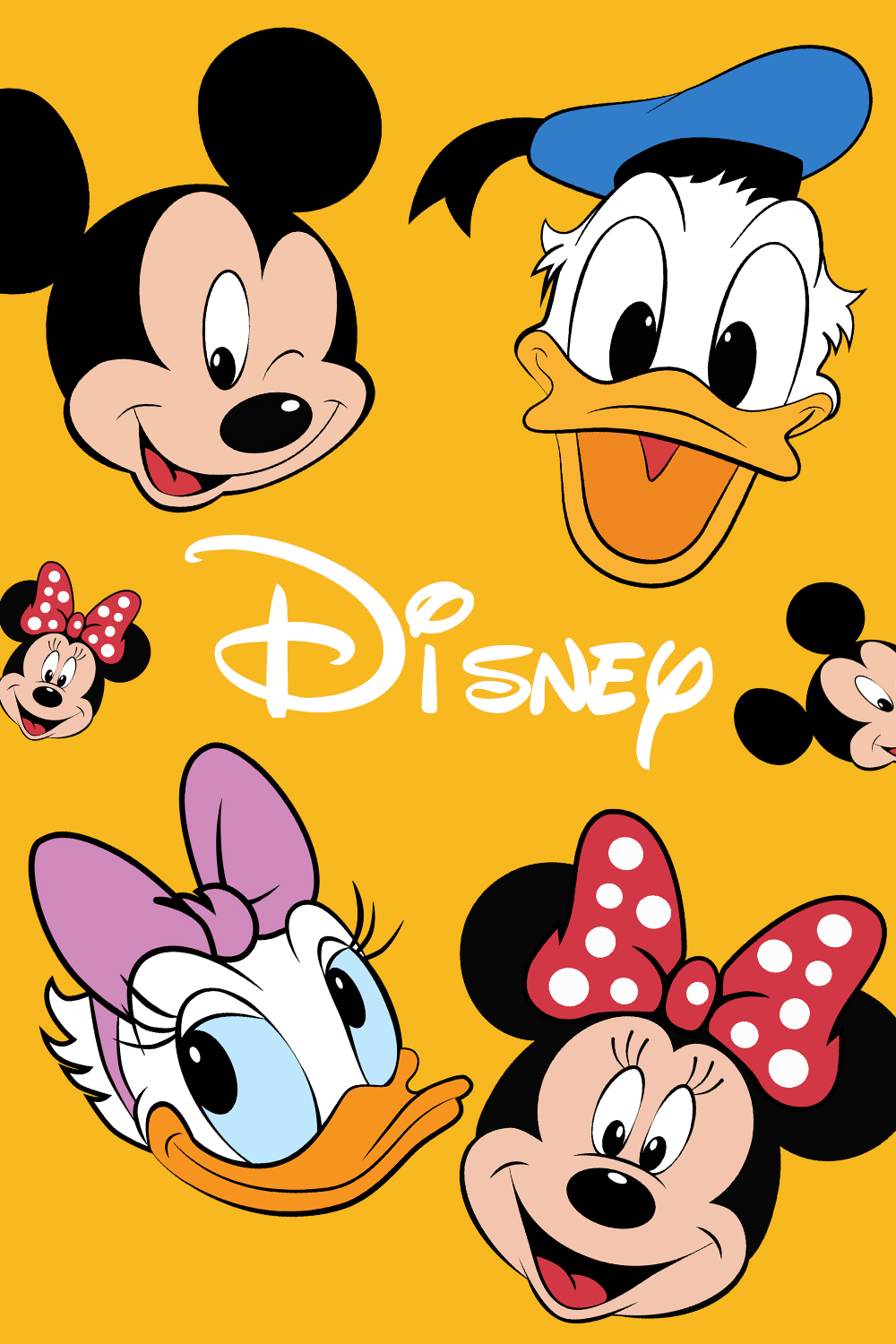 Disney SVG: Donald Duck & Minnie Mouse pinterest image.