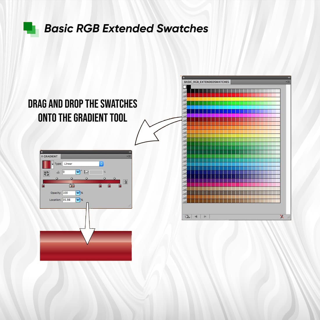 rgb extended swatches illustrator preview image.