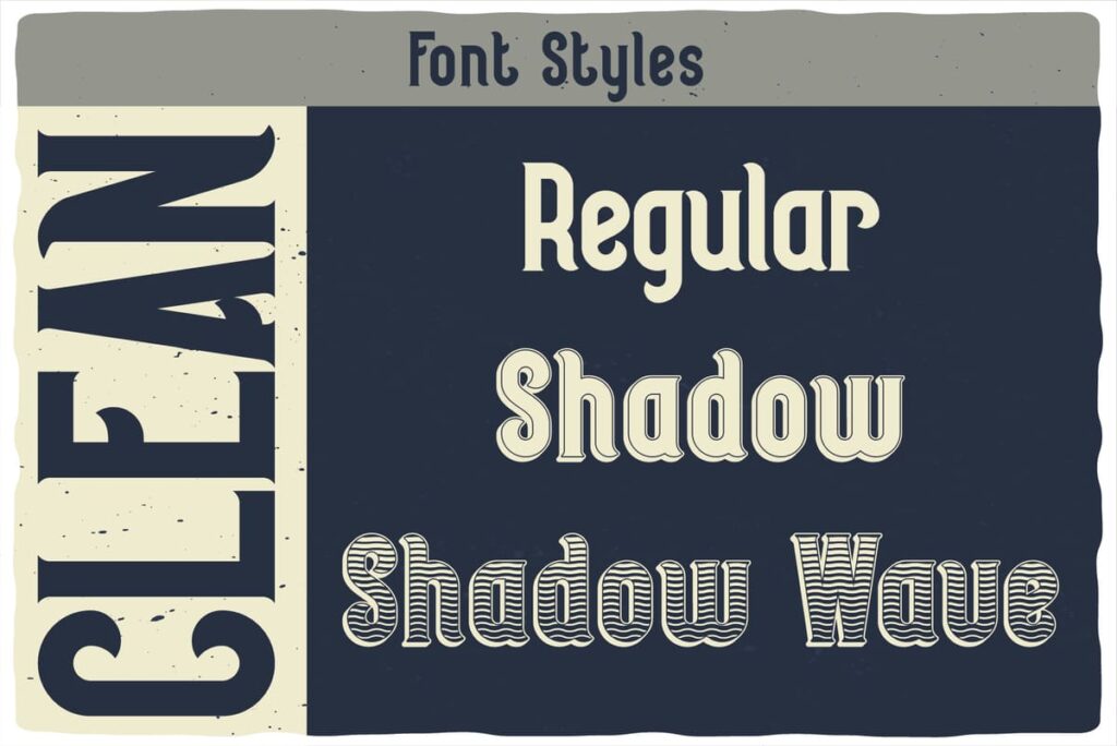 Seaman label font clean styles.