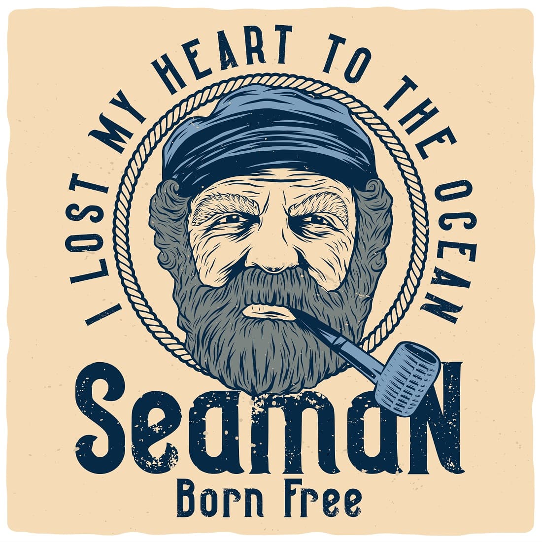 Seaman Label Font cover.
