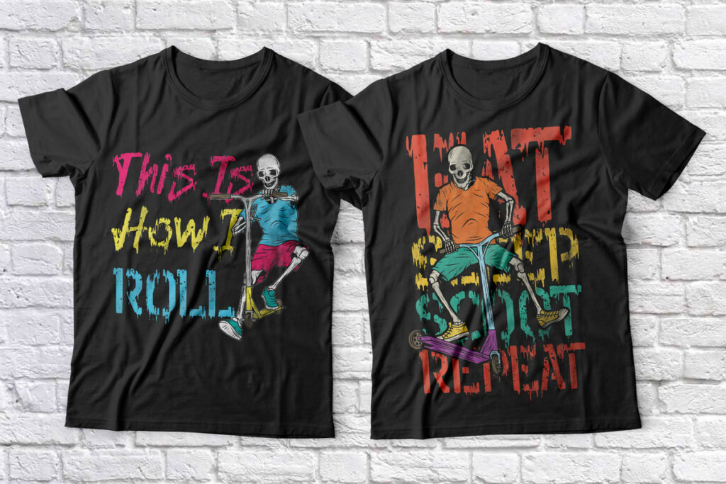 Stuntman font duo t-shirt.