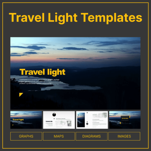 travel light templates cover image.