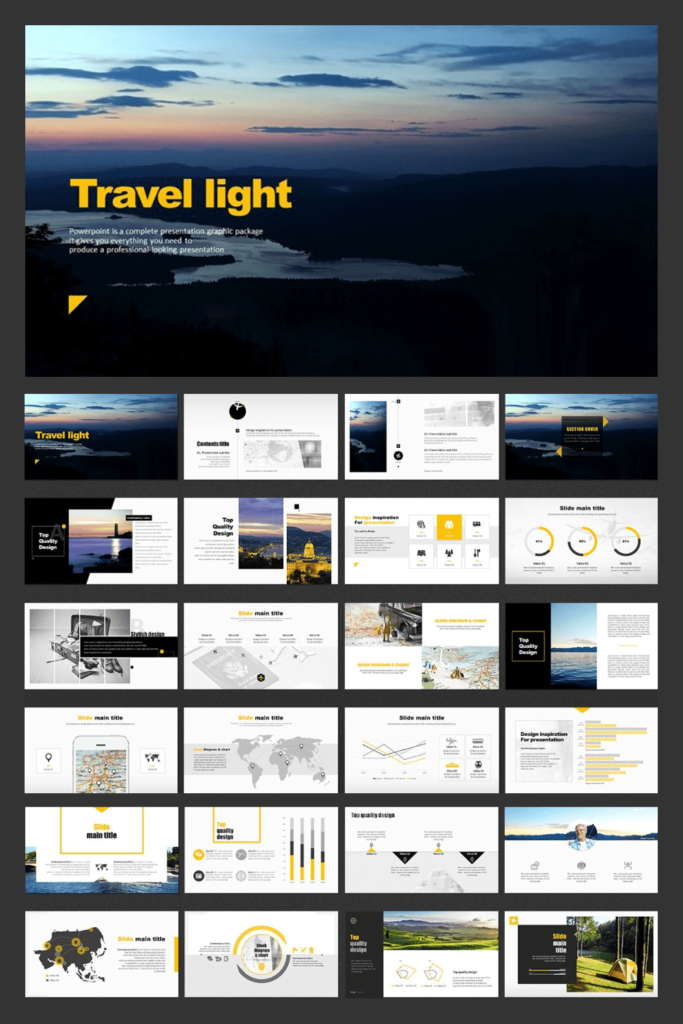 Travel Light Templates – MasterBundles