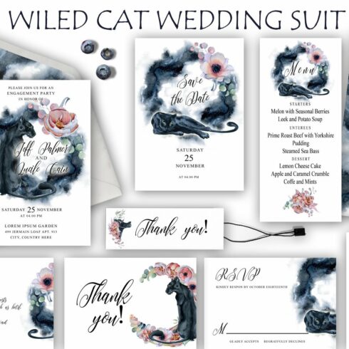 wiled cats wedding suit 1