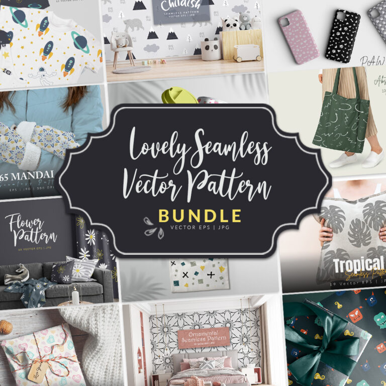 214+ Lovely Seamless Vector Patterns Bundle – MasterBundles