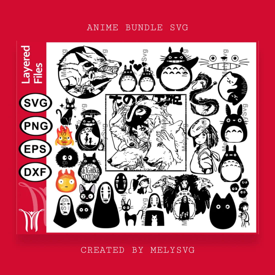 Anime Bundle SVG Created by Melysvg.