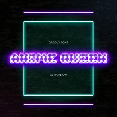Anime Queen Free Font cover image.